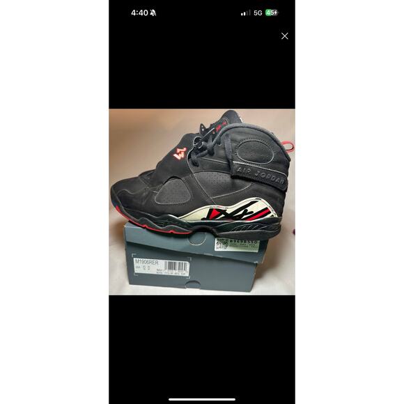 Size 12 - Nike Air Jordan 8 Retro Playoff 2023 Men's Shoes - Picture 8 of 9